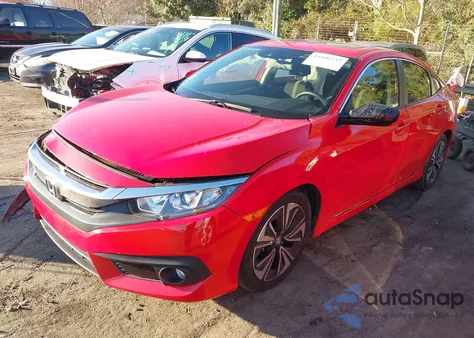 2018 Honda Civic Ex-T z USA, uszkodzony, nr VIN JHMFC1F49JX025746